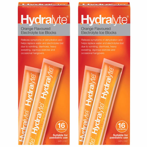 Hydralyte Electrolyte 2 x 16 Ice Blocks
