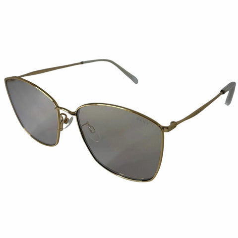 DKNY Men's Sunglasses Grey Plastic Lens Square Frame Gold 59 mm - SuperSaverAU - view 1