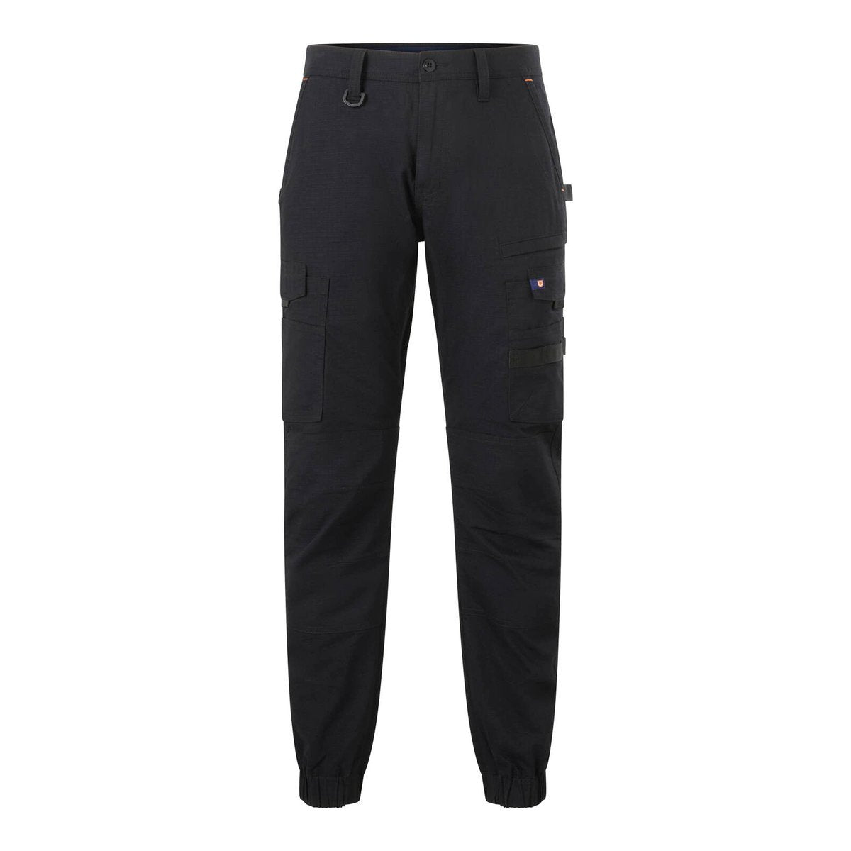 Citeco Black Cuffed Cargo Pant - Stretch Ripstop 235gsm, Size 82R
