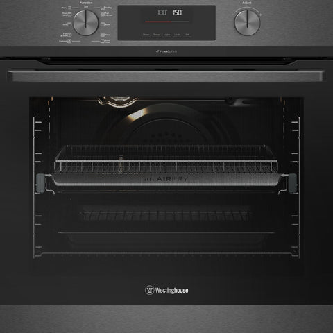 Westinghouse 60cm pyrolytic oven with AirFry - 80L gross, 10 functions, dark stainless steel - WVEP6716DD