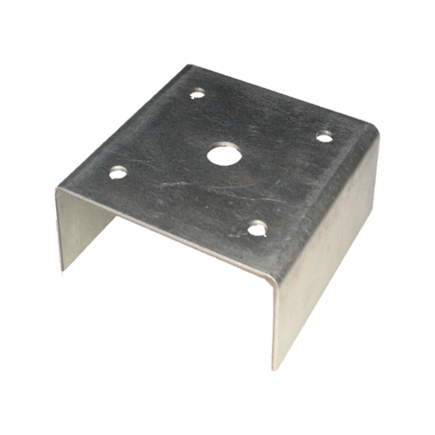 Australian Handyman Supplies 90 x 90mm Galvanised Steel Internal Fixing Post Bracket