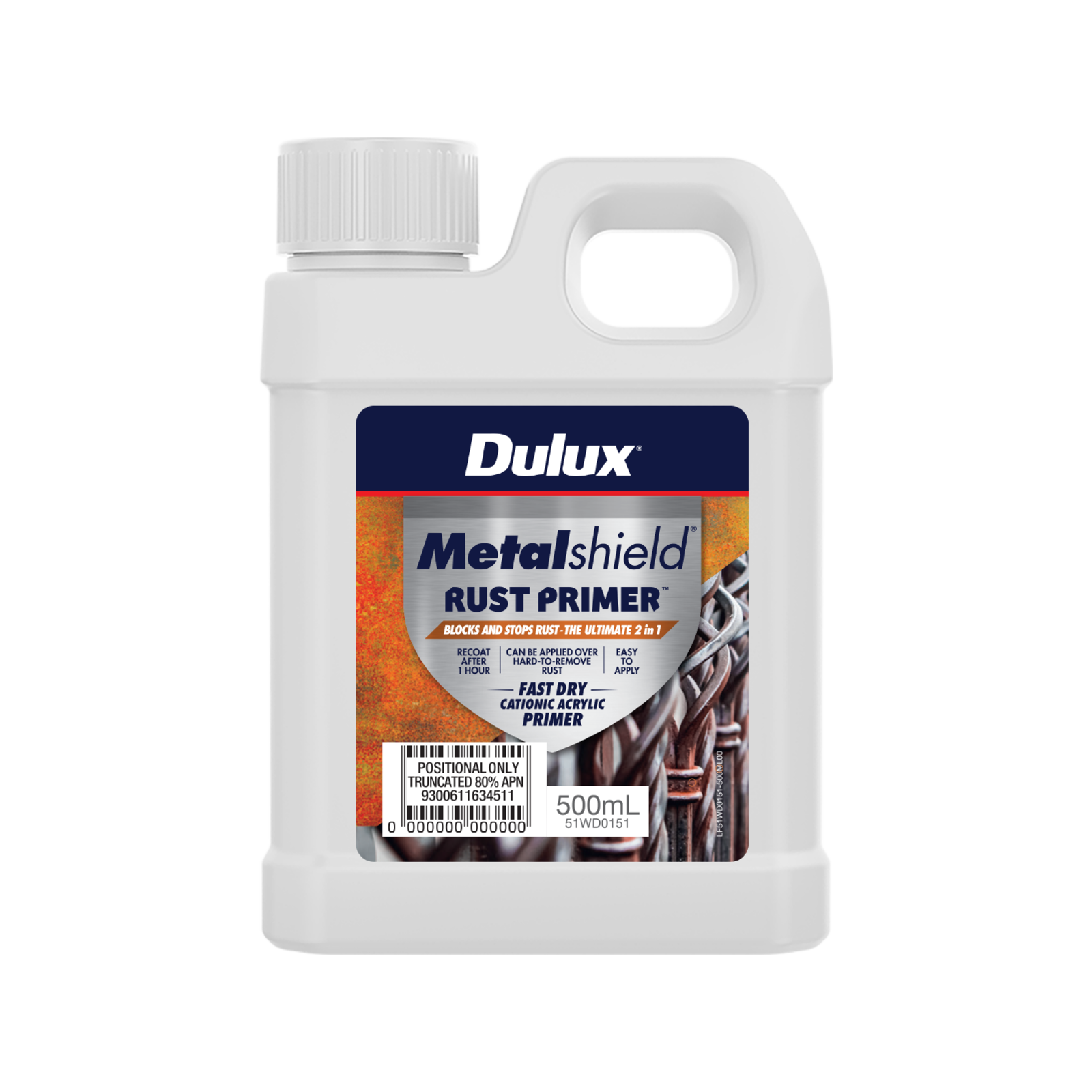 Dulux Metalshield Rust Defence Primer 500ml