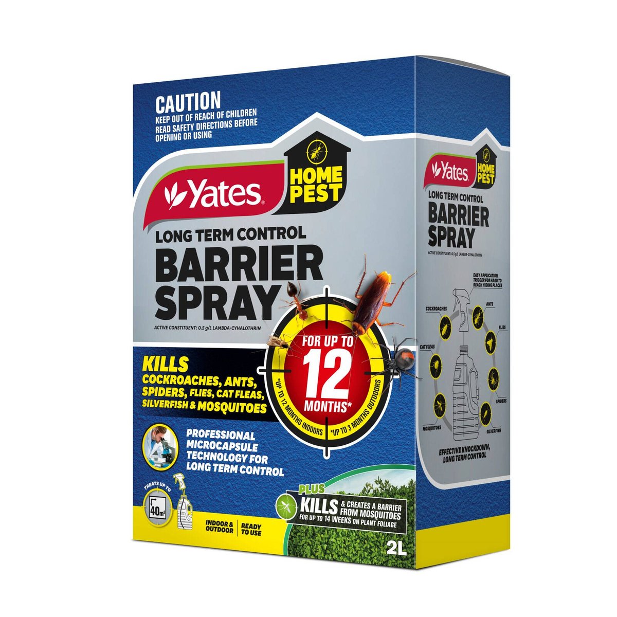 Yates 2L Home Pest Long Term Control Barrier Spray Indoor Outdoor