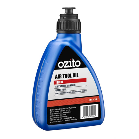 Ozito 1L Air Tool Oil - Lubricant for Air Tools