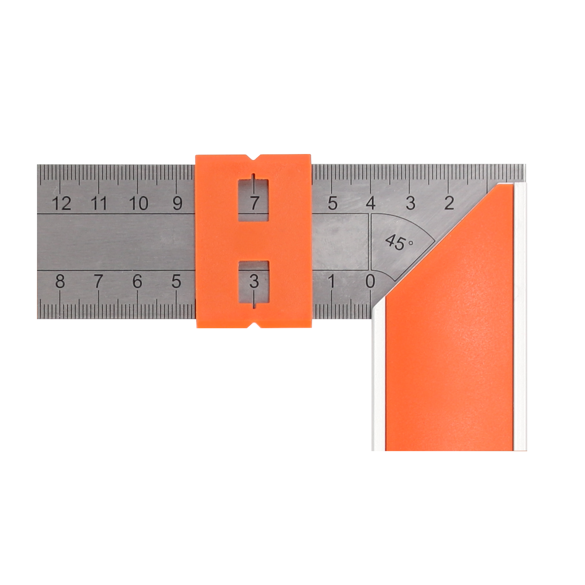 Carpenter Square - Stainless Steel Blade - Sliding Marker - 250 mm - Accurate Measurements - SuperSaverAU - view 3