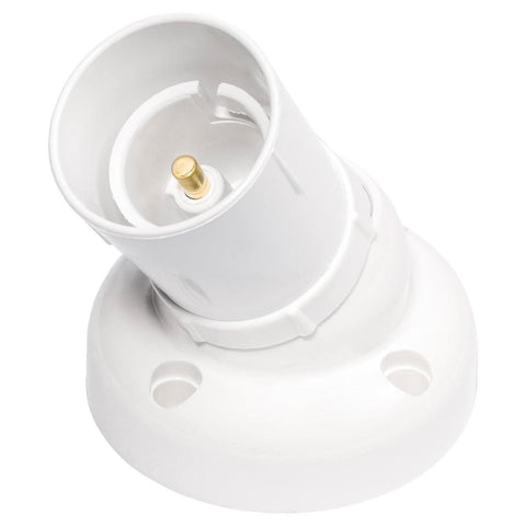 HPM Adjustable Angle Batten Holder - 64mm Diameter - White - Easy Install - SuperSaverAU - view 1