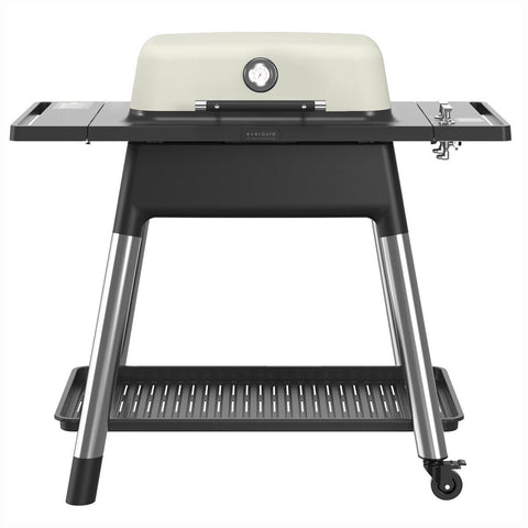 Everdure by Heston Blumenthal Force 2 Burner LPG BBQ - Stone, Convection Hood, Cast Iron Plates - E2G1SA