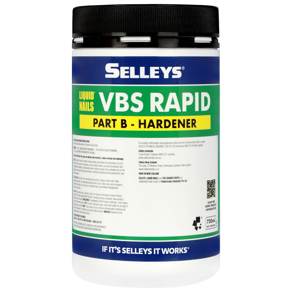 Selleys Liquid Nails VBS Rapid - 1.5L - Two-Part Epoxy Kit - Rapid Drying - SuperSaverAU - view 3