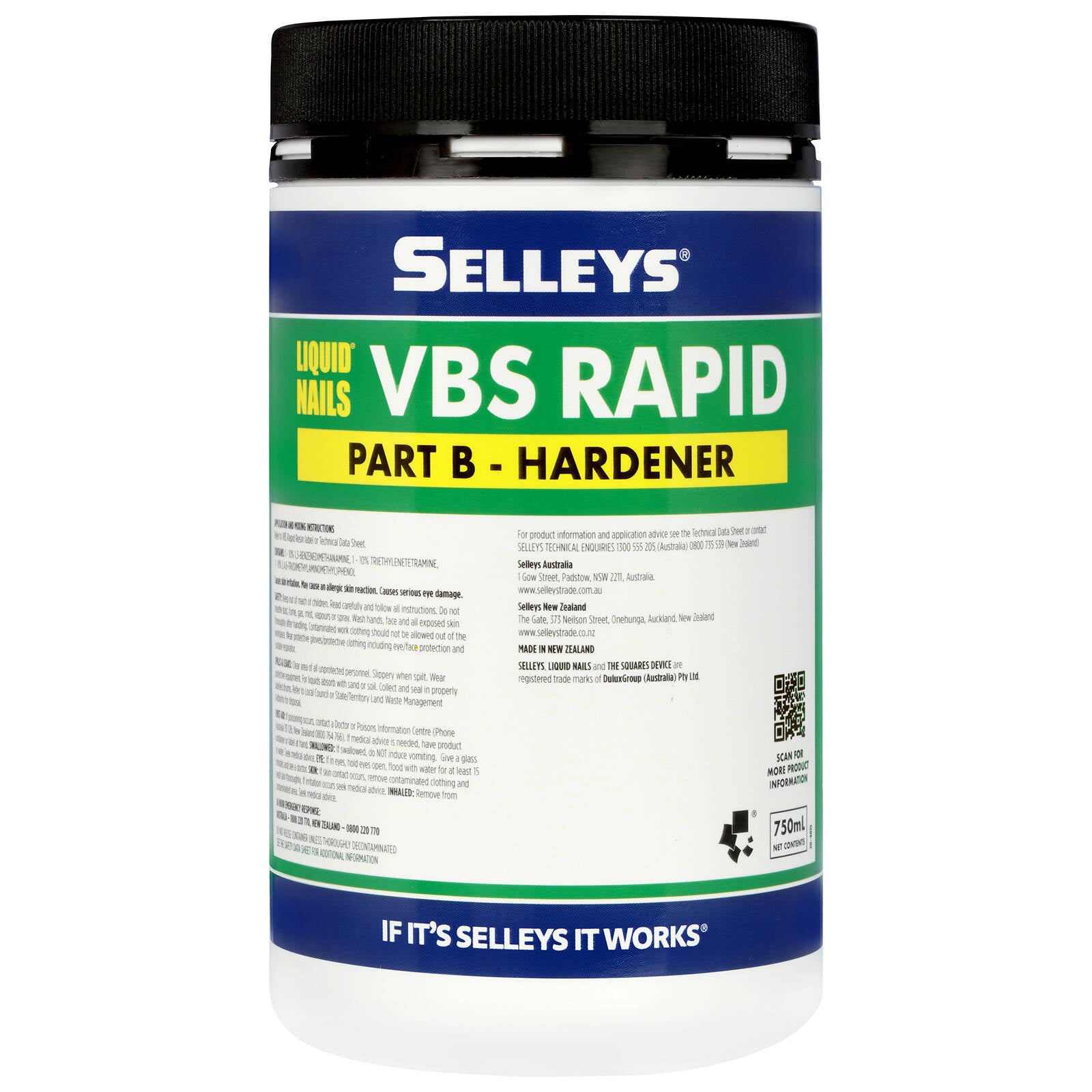 Selleys Liquid Nails VBS Rapid 1.5L - Fast-Grab Construction Adhesive