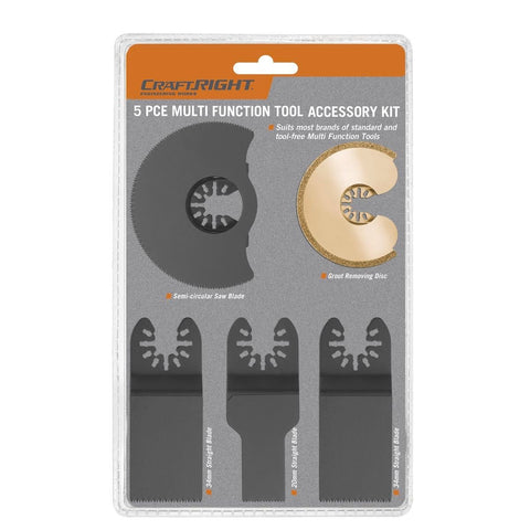 Craftright Multi Function Tool Accessory Kit - 5 Pack
