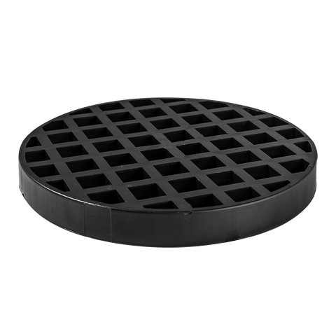 Holman 100mm Black PP Plastic DWV Floor Waste Grate Push-Fit