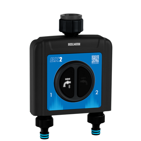 Holman bx2 Dual Outlet Bluetooth Tap Timer - 203mm x 60mm x 164mm - Efficient Garden Watering - SuperSaverAU - view 1