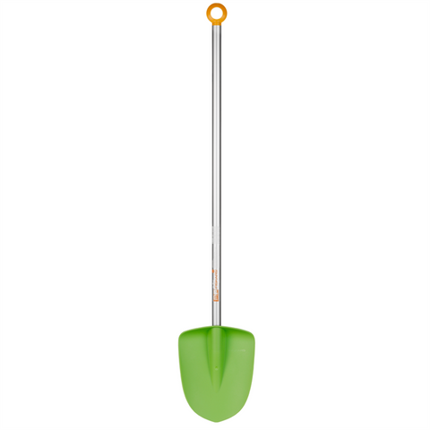 Fiskars Kids Spade, Anodised Aluminium Handle, Green/Grey