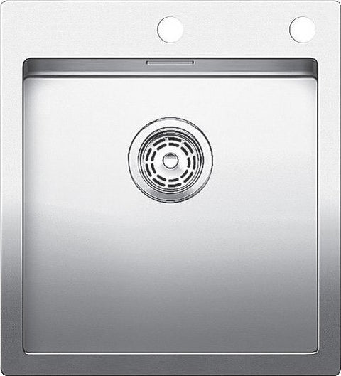 Blanco Single Bowl Sink - 30L Stainless Steel, Top or Flush Mount, Satin Polish - CLARON400