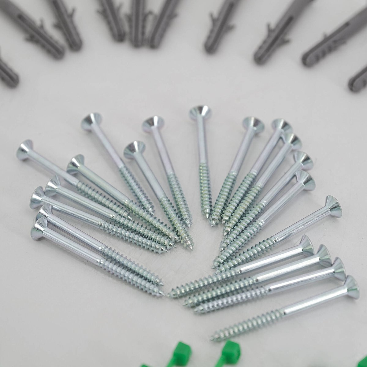 UN-REAL 25cm Artificial Expanding Trellis Installation Kit - Green