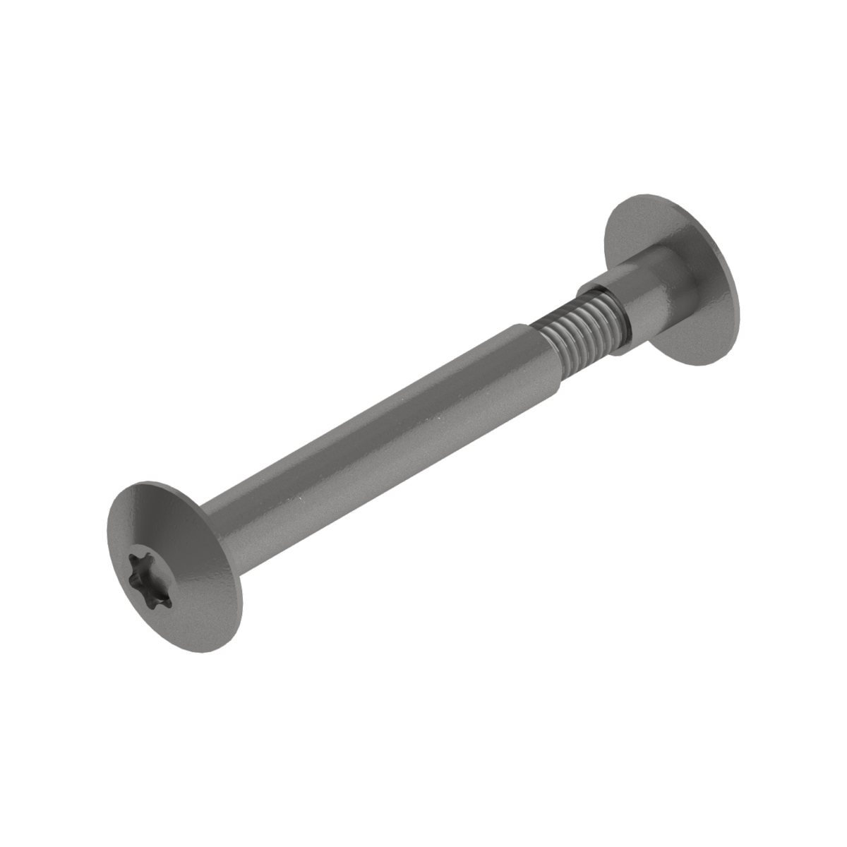 VUEPRO 90-110mm M10 Zinc Nickel Coated Steel Concealed Thread Bolt - 2 Pack