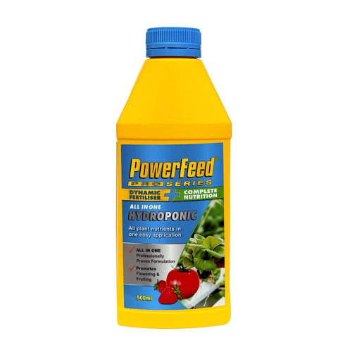 PowerFeed Pro Series All-In-One Hydroponic Liquid Fertiliser 500ml