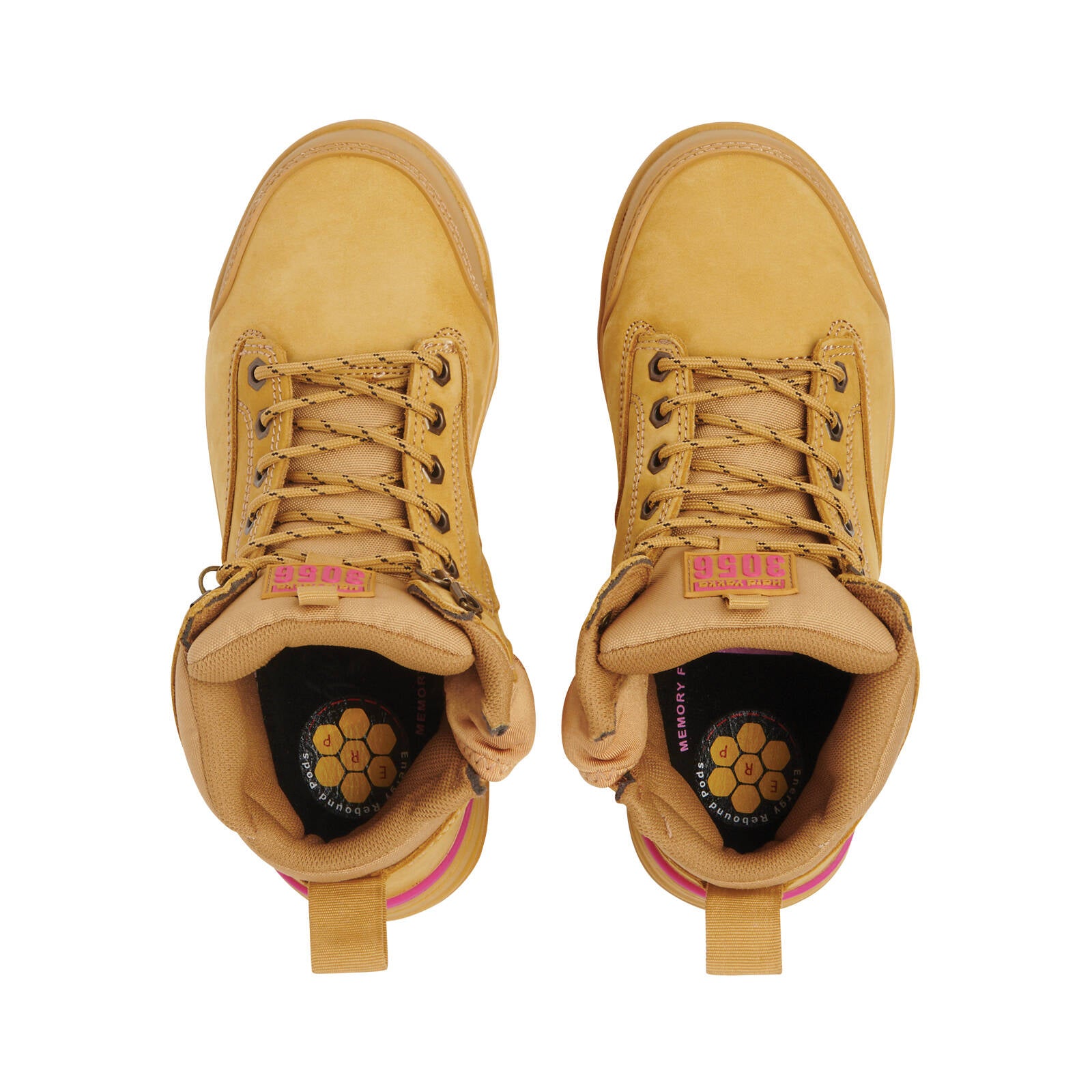 Hard Yakka 3056 Women's Size 10 Water Resistant Leather Steel Cap Boot Wheat