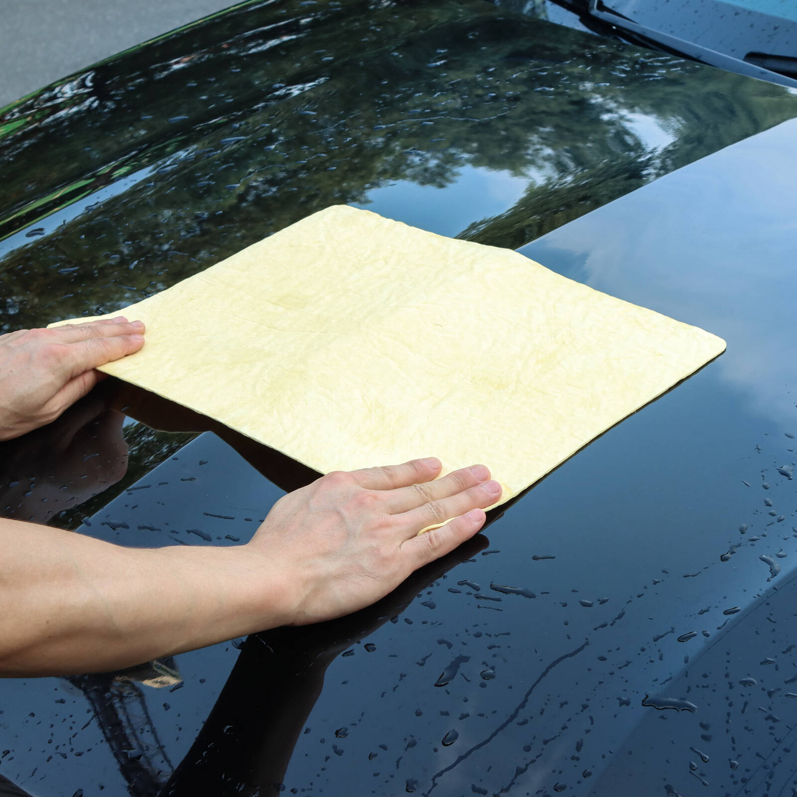 All Set 43 x 32cm Golden Synthetic PVA Chamois Cleaning Cloth