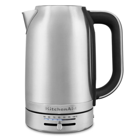 KitchenAid 1.7L Kettle - Stainless Steel, 2000W, Variable Temperature Control, 360 Degree Base - 5KEK1701ASX
