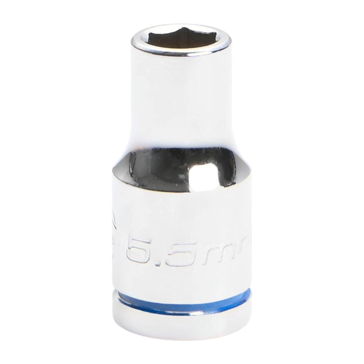 Kincrome 5.5mm 1/4 Square Drive Socket - Chrome Vanadium Steel - Rust Resistant - SuperSaverAU - view 1