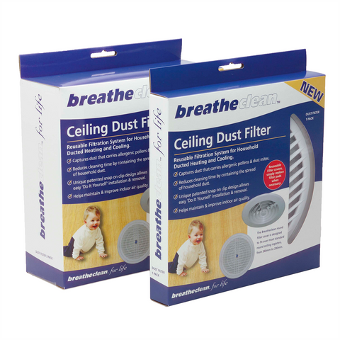 Breatheclean Round Ceiling Dust Filter - 240-290mm - Easy Installation - Air Quality - SuperSaverAU - view 1