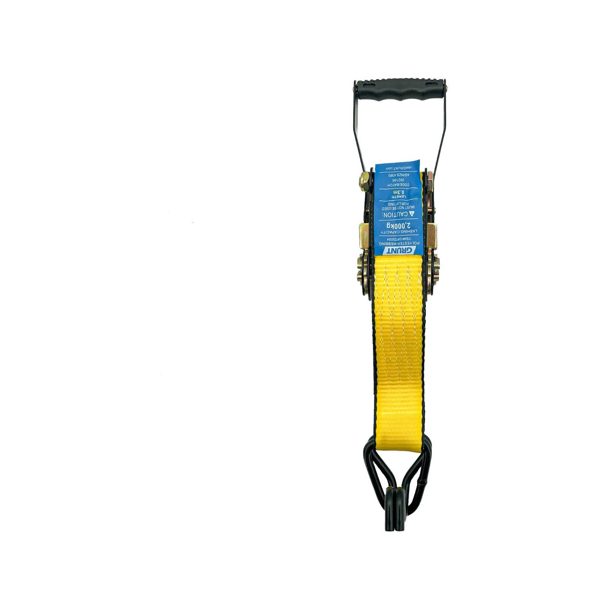 Grunt Ratchet Tie Down - 50mm x 6m - Polyester - 2000kg Capacity - SuperSaverAU - view 2