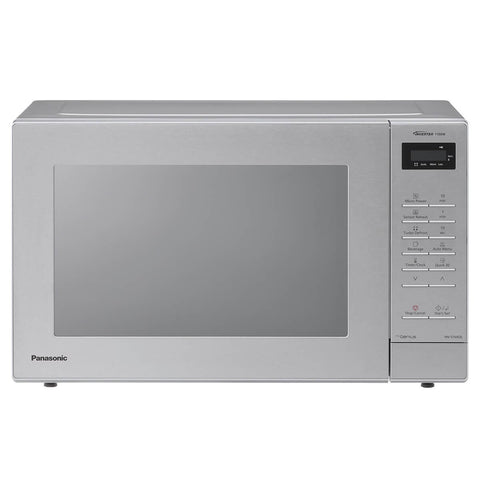 Panasonic 32L inverter microwave - 1100W, stainless steel, mirror glass door, sensor cooking - NN-ST69QSQPQ