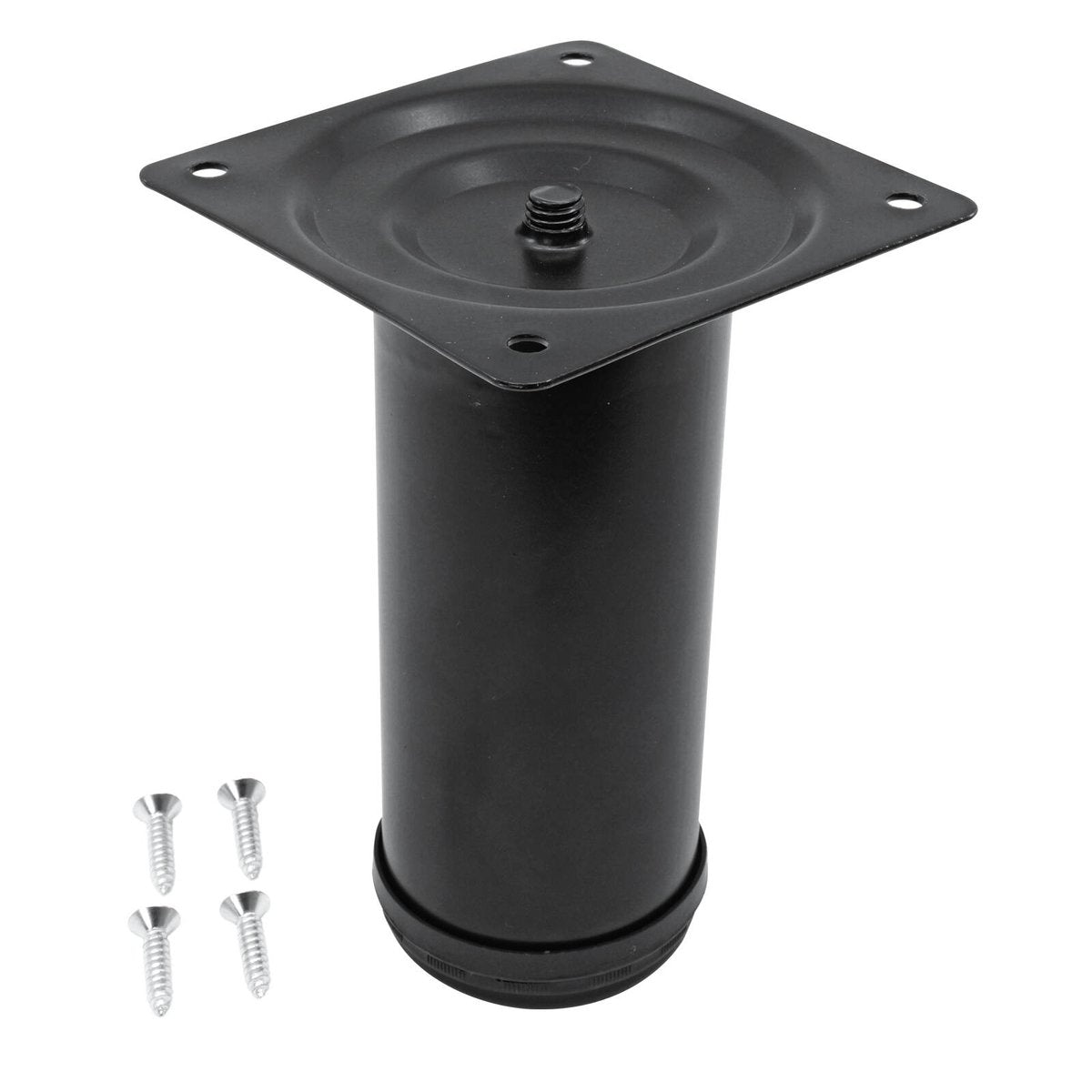 Adoored Table Leg - 60 x 150mm - Steel - Black Round - SuperSaverAU - view 2