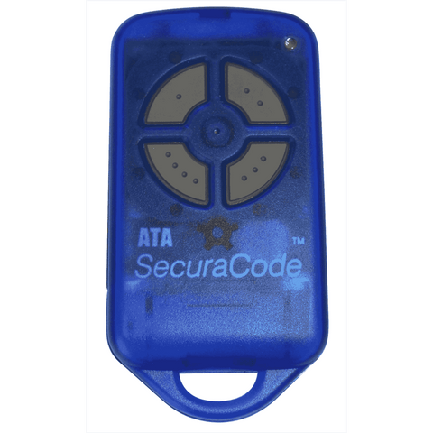 ATA PTX4 Garage Door Remote - Blue, Batteries Included