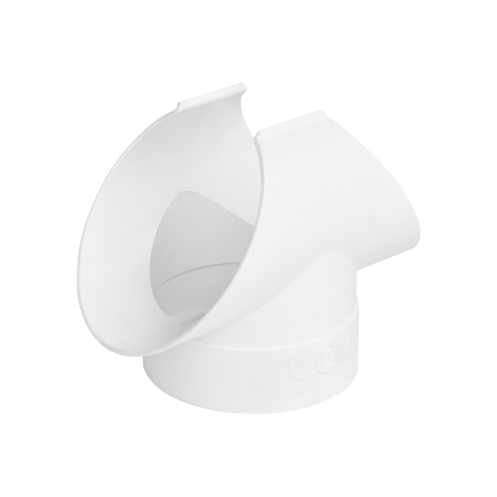 Rain Harvesting 90 x 90mm Easy Tee Junction UPVC White Access Port