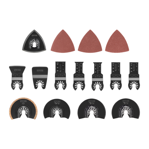 Ryobi 15 Piece Multi Tool Accessory Set Sanding Sheets and Blades RMTB152