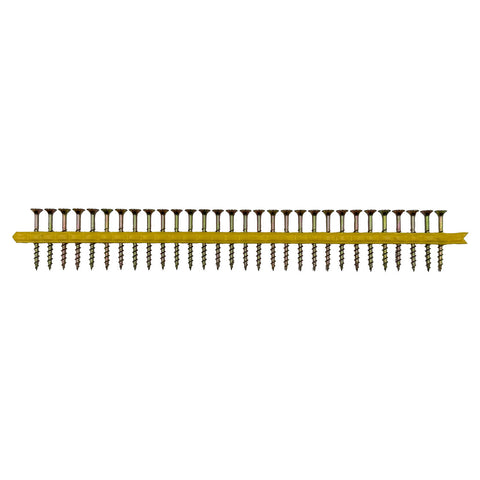 Simpson Strong-Tie 6G x 42mm Zinc Yellow Collated Quik Drive Plaster Screw 500 Pack