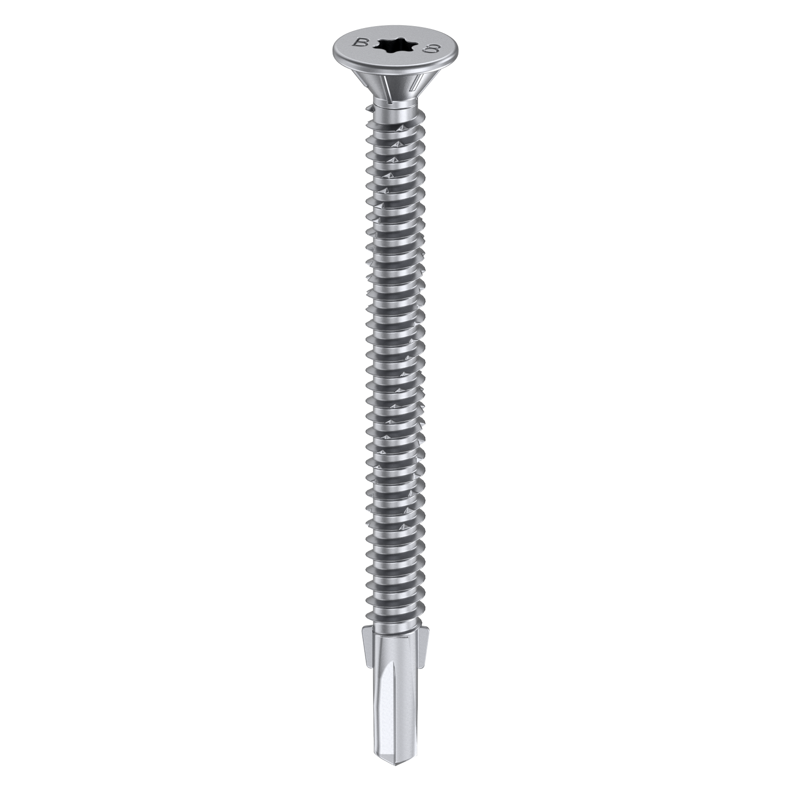 Bremick 14g x 100mm T30 Metal Deep Driller Winged Screws B8 - 100 Pack