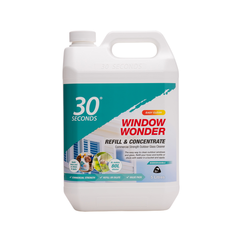 30 Seconds 5L Window Wonder Refill & Concentrate