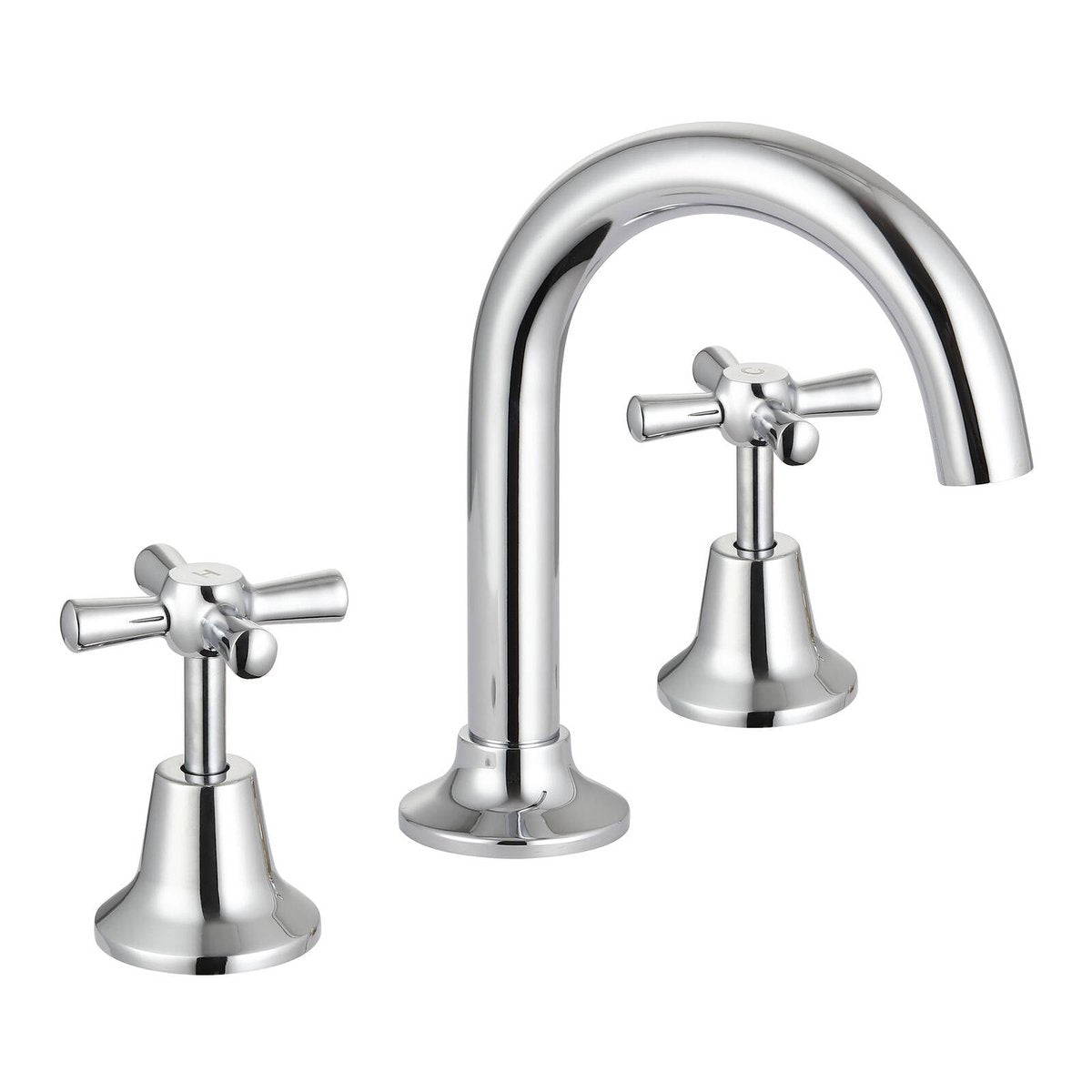 Mondella Cadenza Chrome 1/2 Turn Basin Set 7.5L/min WELS 4 Star