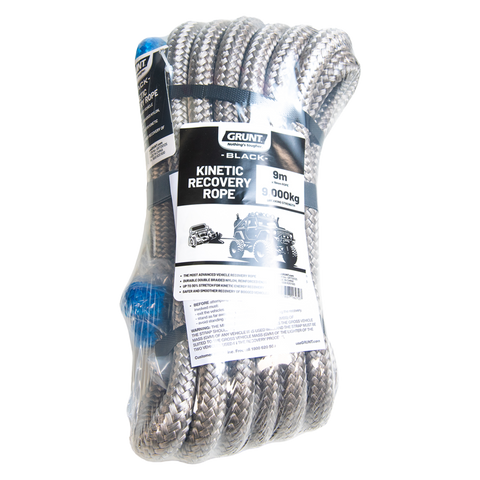 Grunt 19mm x 9m 9000kg Kinetic Nylon Recovery Rope