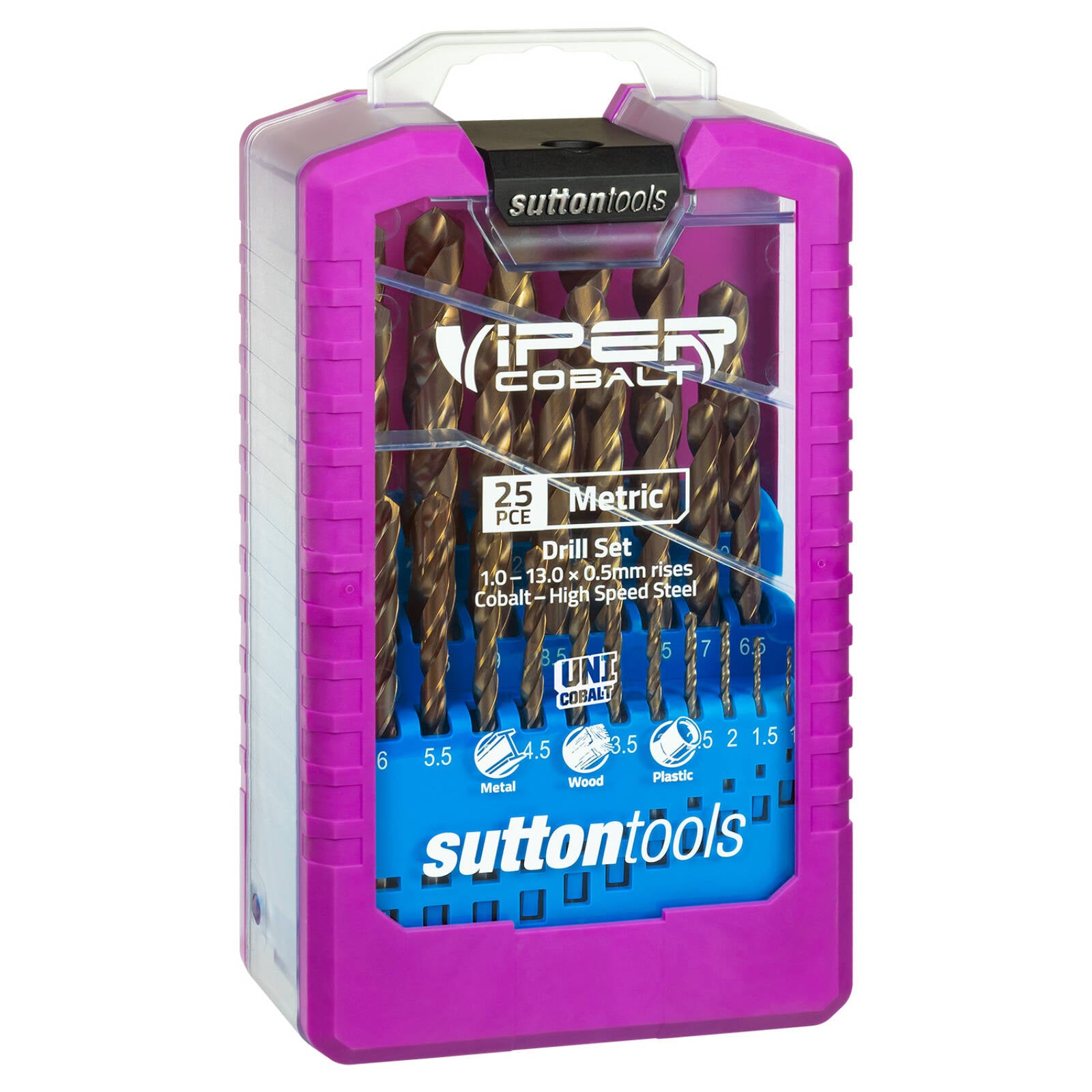Sutton Tools Viper Cobalt 25 Piece Metric Drill Bit Set