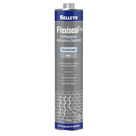 Selleys Flexiseal FC Polyurethane Sealant & Adhesive Grey 310ml