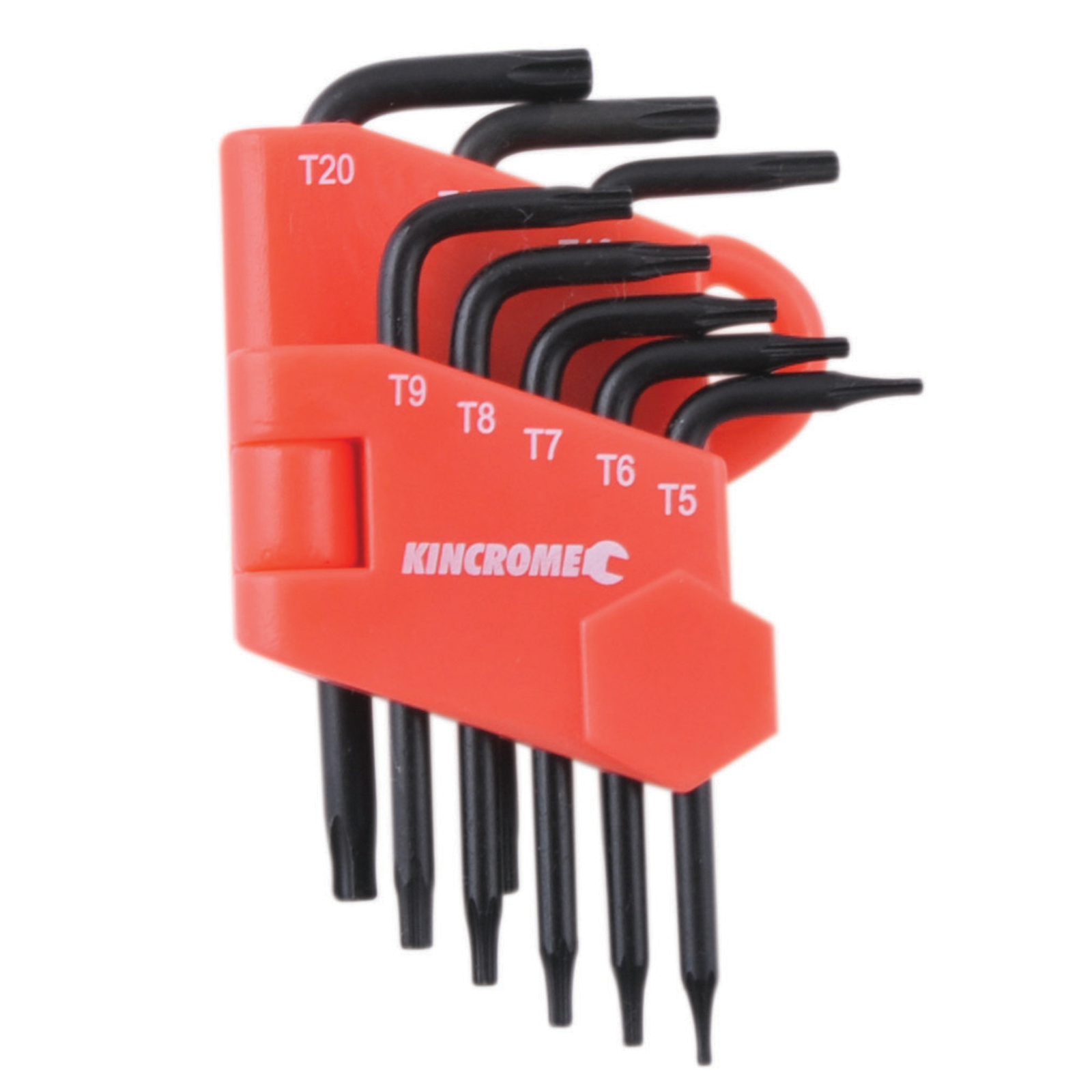 Kincrome 8 Piece Mini Tamperproof TORX Hex Key Wrench Set, Cr-V Steel with Case