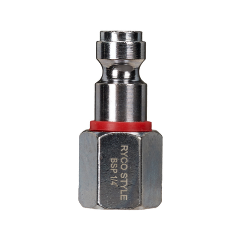Powerfit Ryco Style 1/4" Female Plug - Steel - 150PSI Maximum Pressure - SuperSaverAU - view 1