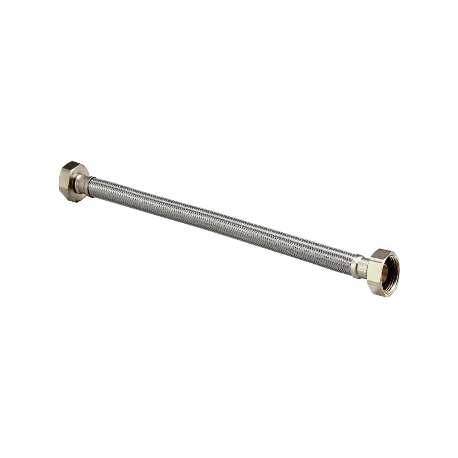 Kinetic 225mm Stainless Steel Braided Water Connector Hose 500kPa Hot/Cold