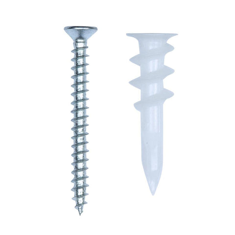 Flexi Storage Plasterboard Wall Fixings 10 Pack Steel Easy Install - SuperSaverAU - view 1