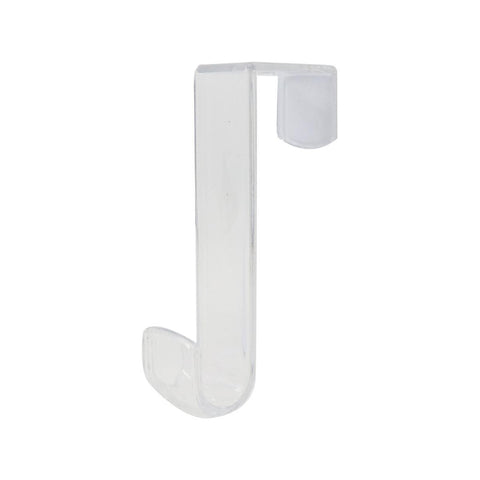 Adoored Clear Over the Door Deco Hook - 125mm x 80mm x 35mm - Easy Installation - SuperSaverAU - view 1