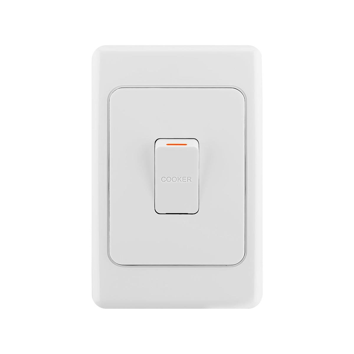 Deta Double Pole Switch - 45A - Plastic - Australian Standards Approved - SuperSaverAU - view 1
