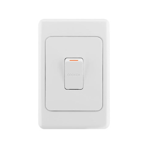 Deta Double Pole Switch - 45A - Plastic - Australian Standards Approved - SuperSaverAU - view 1
