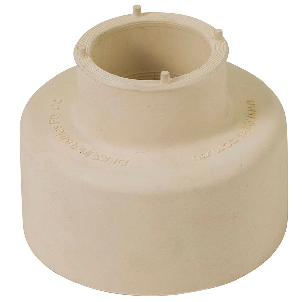 Deks Dekfit 40mm White Natural Rubber Pan Cone Leak-Free Seal