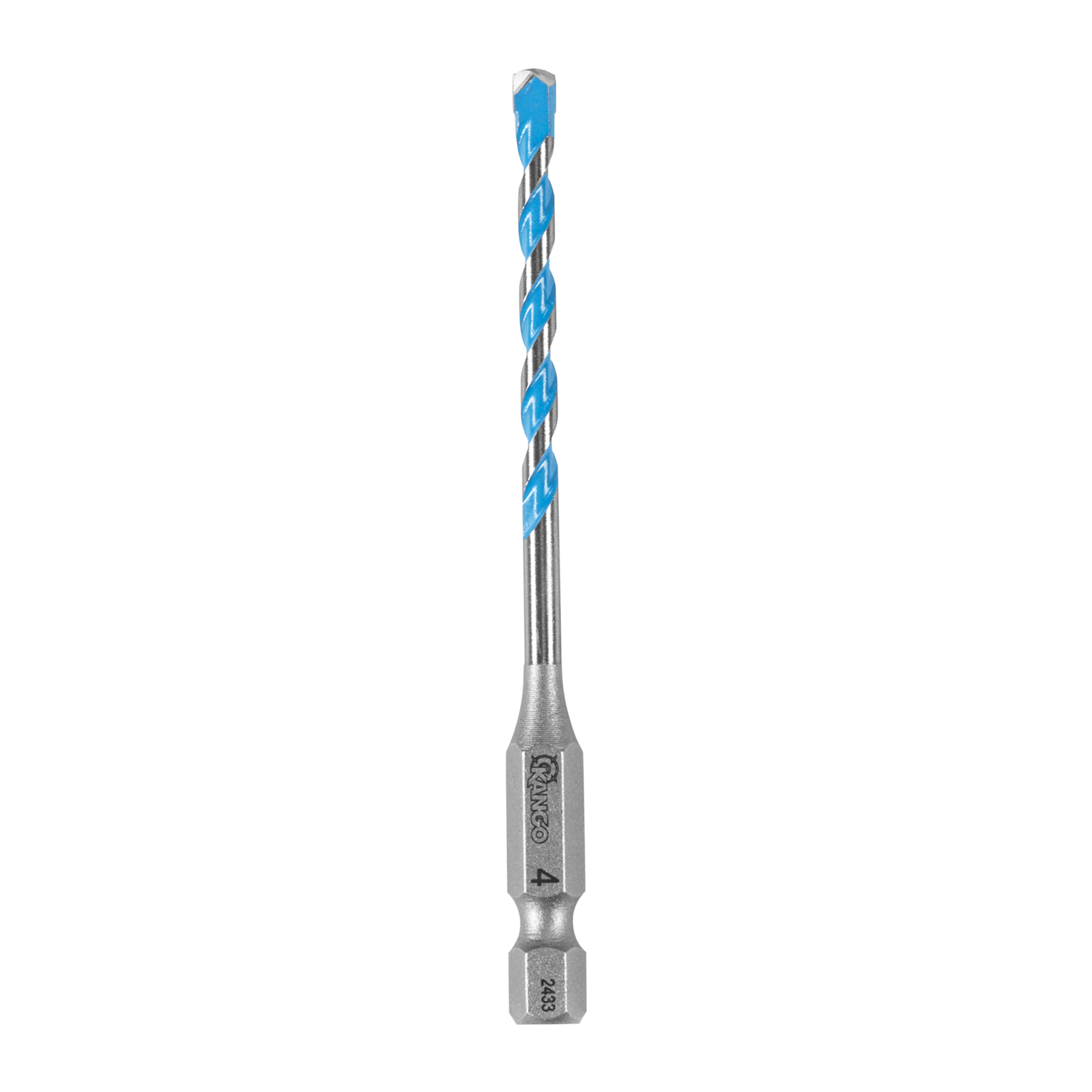 Kango 4 x 90mm Multi-Material Drill Bit - 1/4" Hex Carbide Tip for Concrete, Tile, Timber & Metal