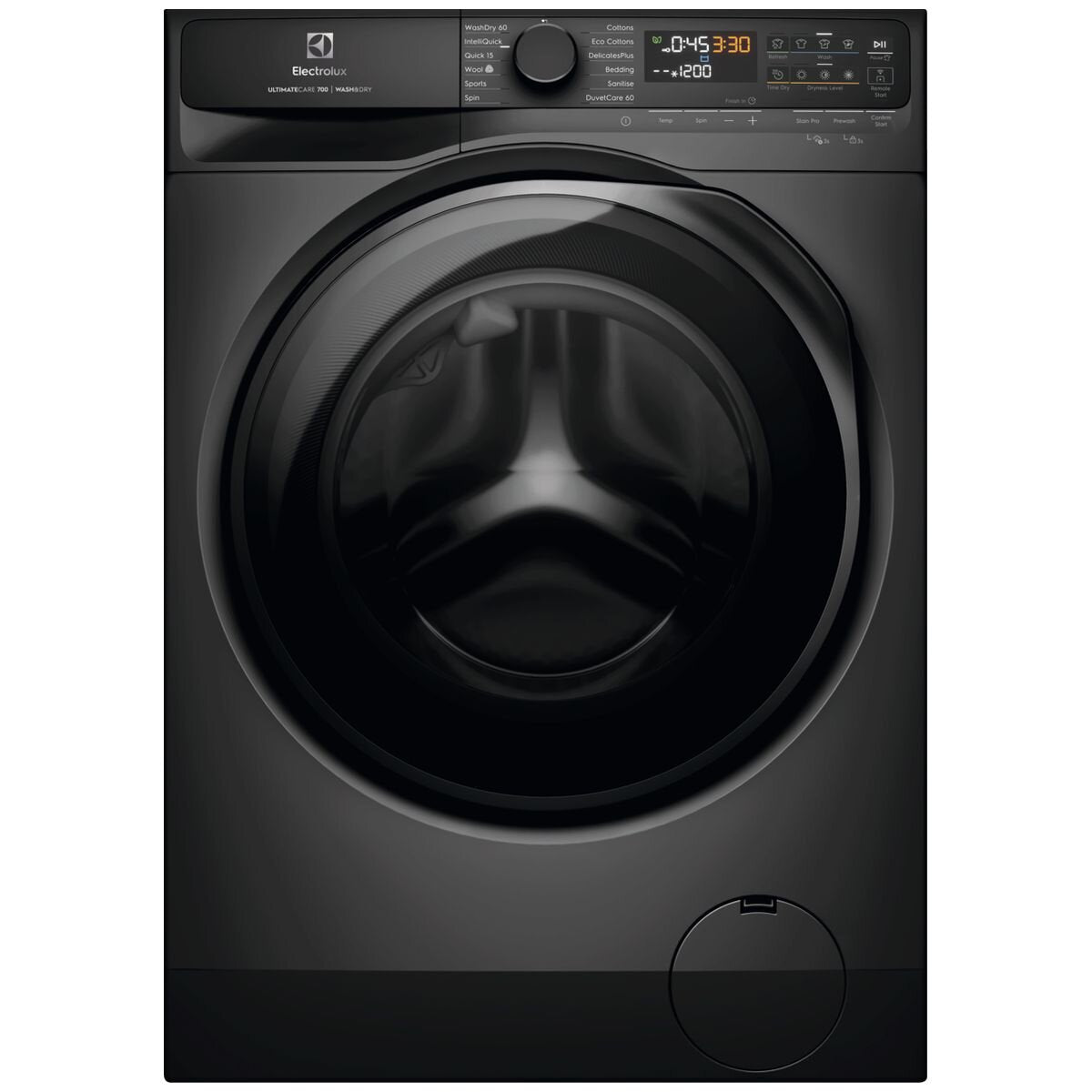 Electrolux 700 Series 10kg/6kg Washer Dryer Combo - Dark Onyx, Sanitise, SensorWash - EWW1043R7SCS