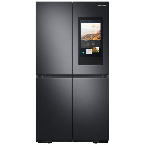 Samsung 640L Family Hub French door fridge - black stainless steel, Food AI, Recipe Planner - SRF7900BFH